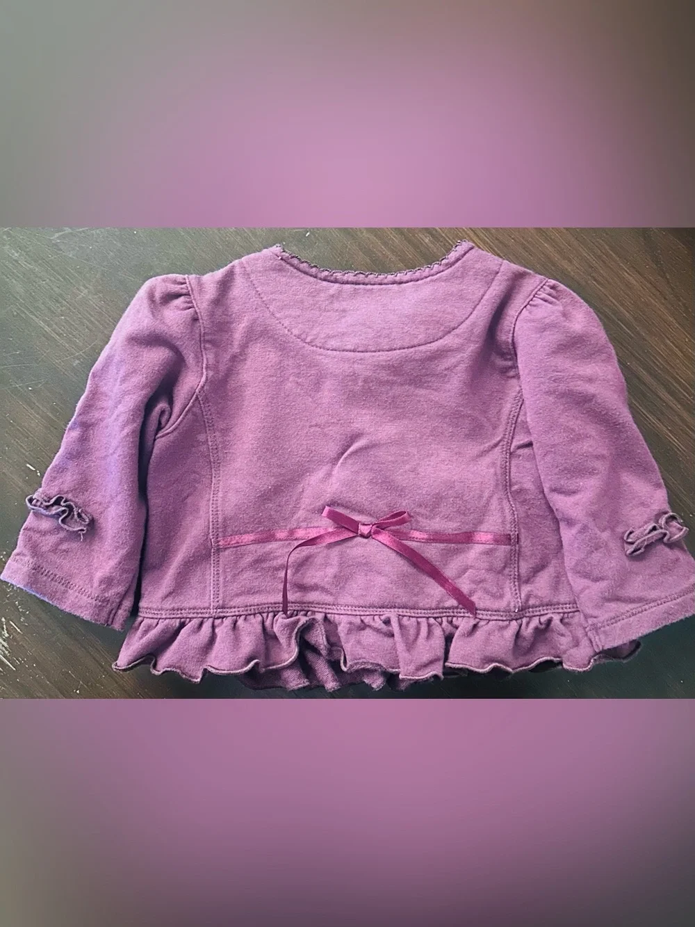 Baby Girl Juicy Couture Three-Piece Baby Set in Deep Plum